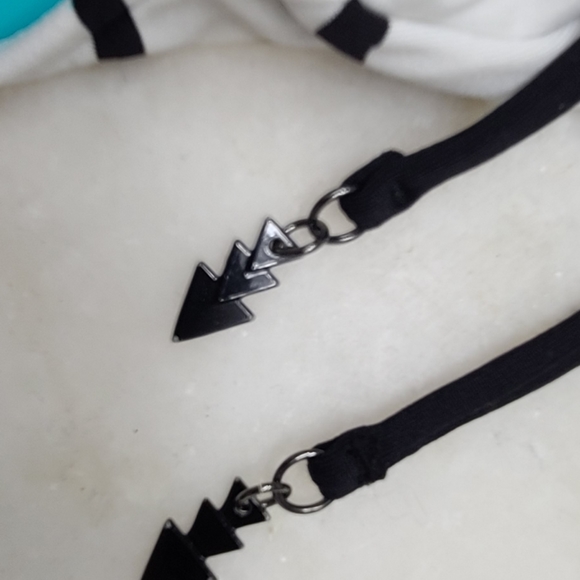 NWT Seafolly Castaway Stipe Bandeau Maillot USA 4 - Picture 9 of 10